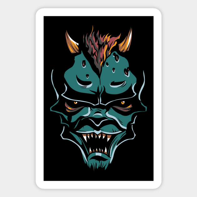 Scary horror beast Magnet by ReignGFX